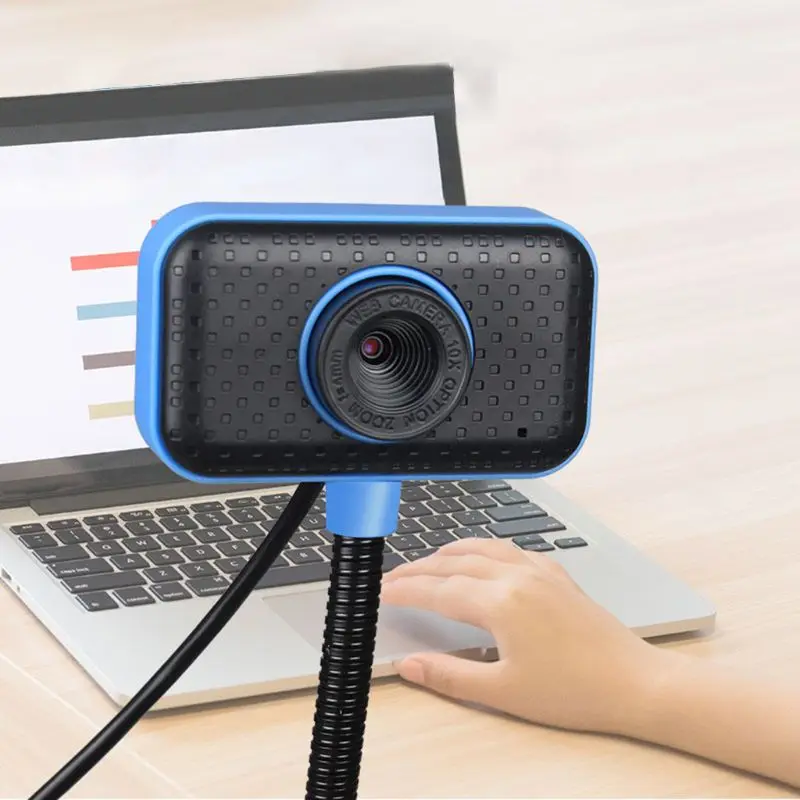 DN59 High Definition Web Camera with Noise-reduction Microphone for Online Courses Business Meeting Household Computer Webcam