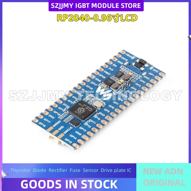 NIEUW ORIGINEEL OP VOORRAAD RP2040 module 0,96-inch LCD 65K scherm compatibel met PICO development board dual core processor