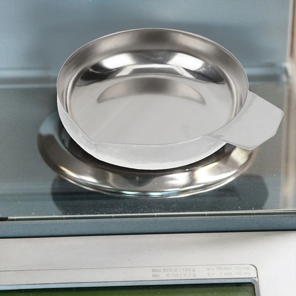 3Pcs Electronic Scale Trays Stainless Steel Gems Weight Trays Jewelry Weighing Pans digital food scale