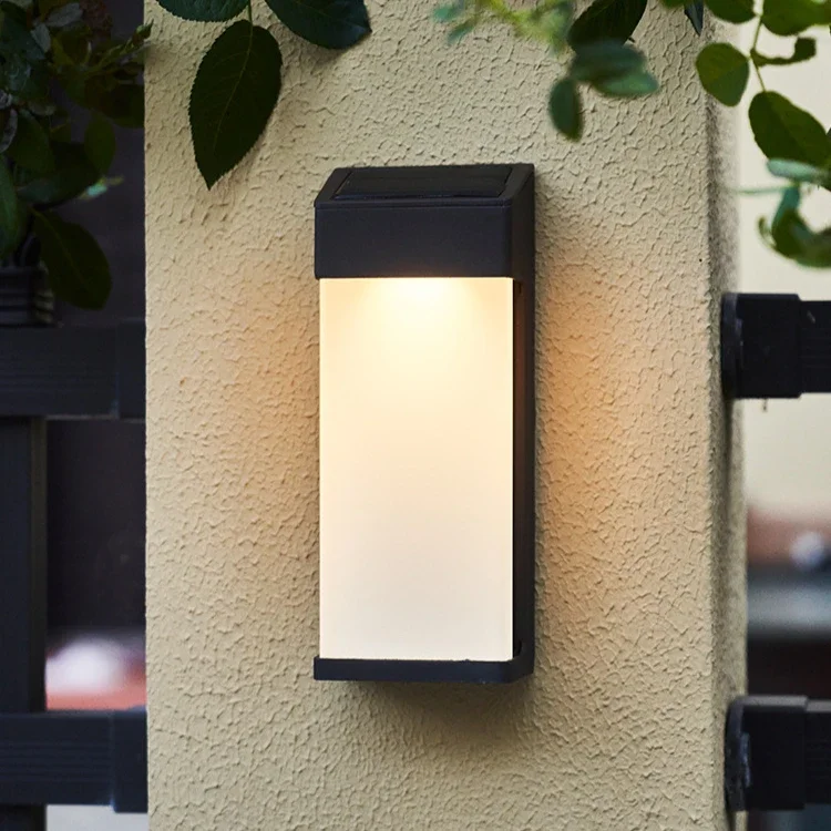 

Solar Powered Courtyard Outdoor Lights Villa Hallway Atmosphere Decoration Lights Garden Landscape Layout Ice Wall Lights