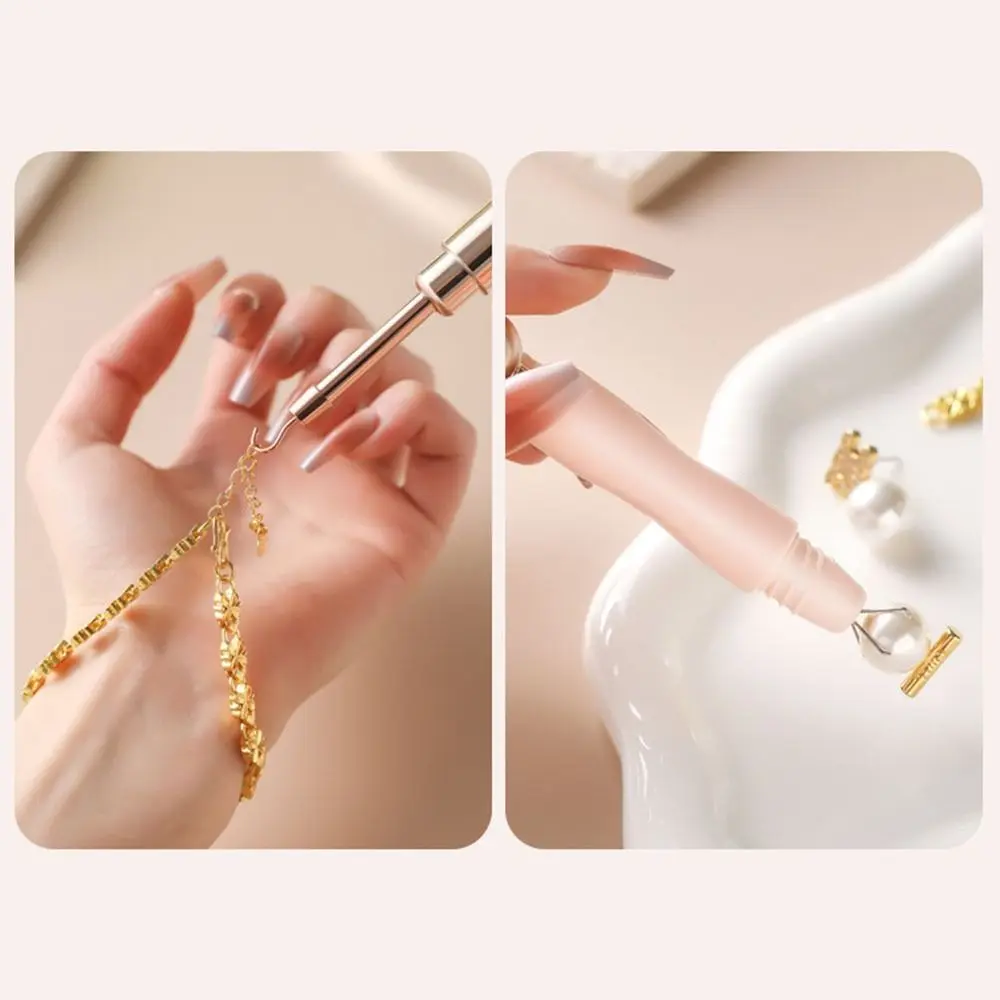 

1/2 шт. двусторонний крючок для инструментов для ювелирных изделий, противоскользящий многофункциональный ремешок для часов, помощник, застежка, помощник для крепления браслета