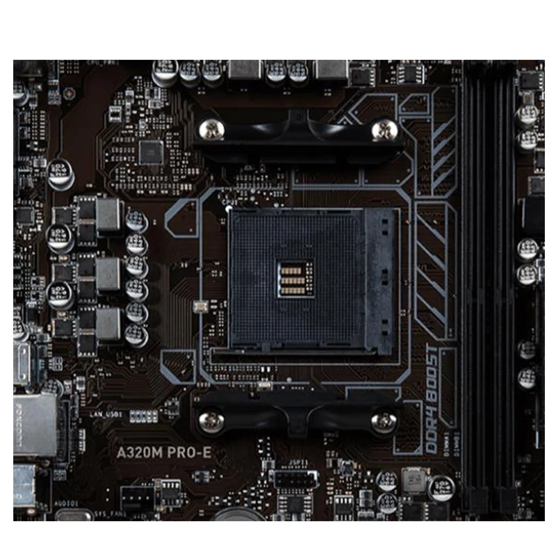 For A320M PRO-E Motherboards Socket AM4 DDR4 32GB For AMD A320 Desktop Mainboard SATA III USB3.0