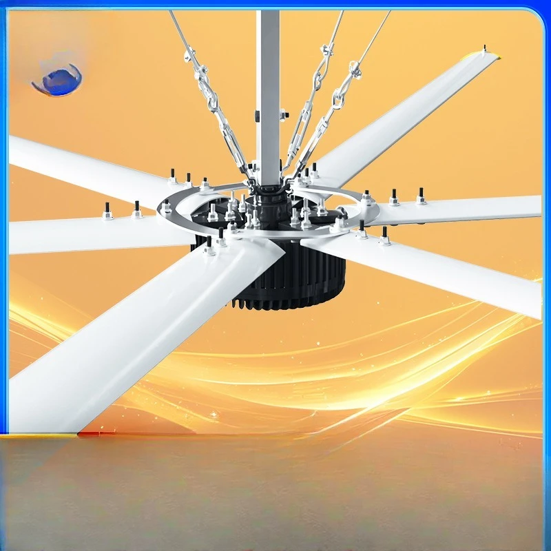 

Fresh air source Factory workshop Industrial air cooling motor High power energy saving Stadium warehouse Large ceiling fan