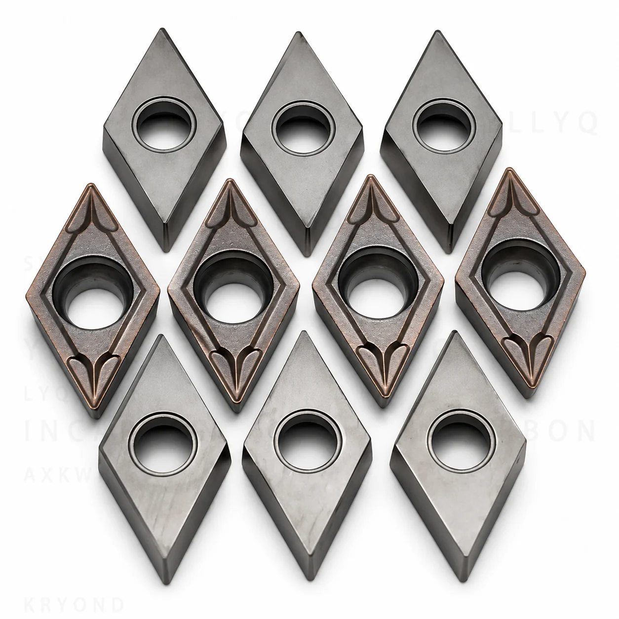 DCMT11T304 VP15TF Carbide Inserts CNC Internal Turning Tool Metal Lathe Cutting Blade Indexable Machining Tool For Steel