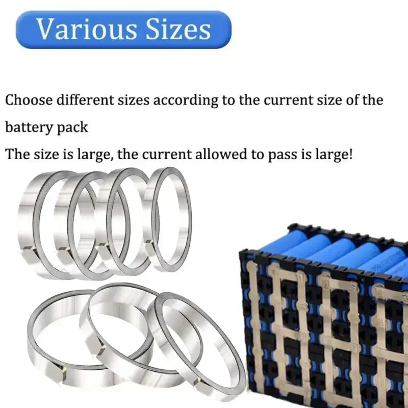 10-1 meter Nickel Strip 1P-6P 18650 Battery Nickel Sheet Plate Connector Steel Belt Spot Welding Machine Battery Welder 1P-6P