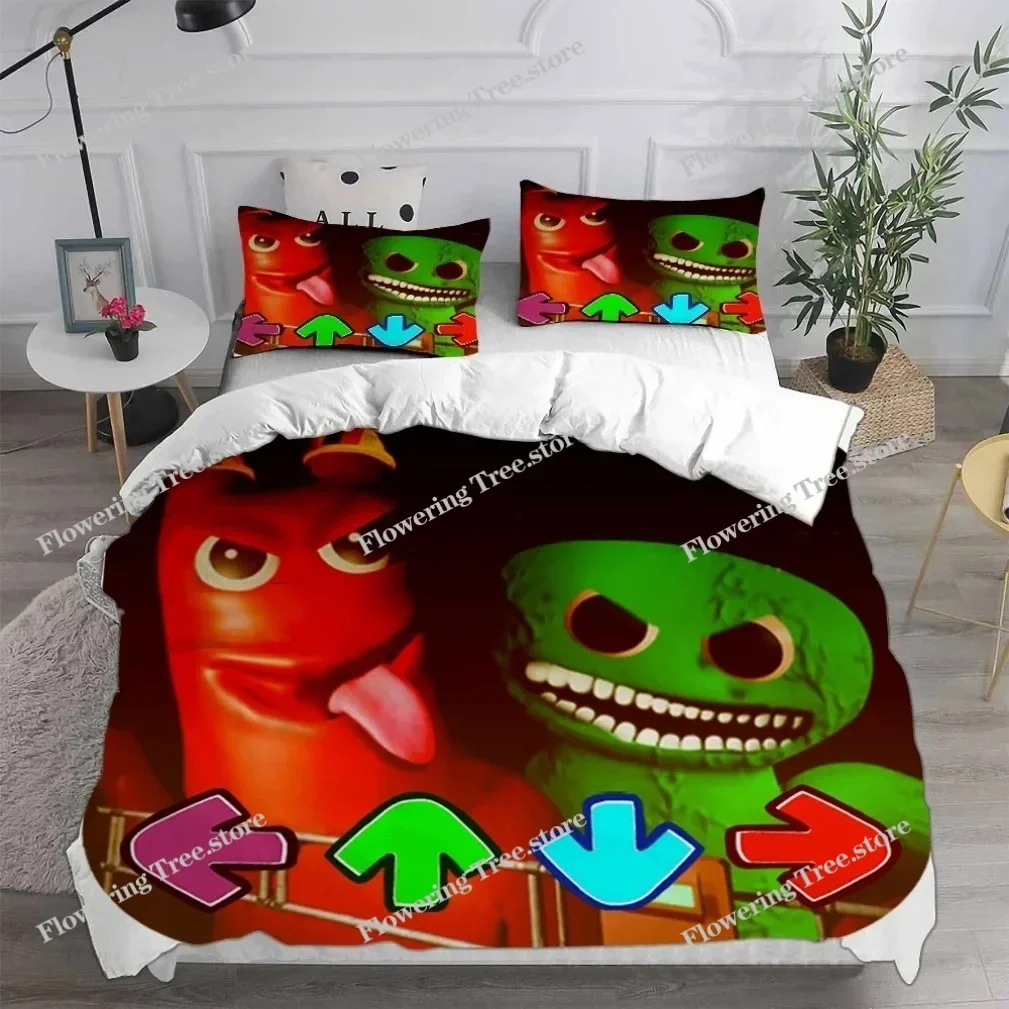 

3D Prints Garten of Banban Bedding Set,Banban Duvet Cover Sets,Game Quilt Cover Pillowcases Single Queen King for Kids