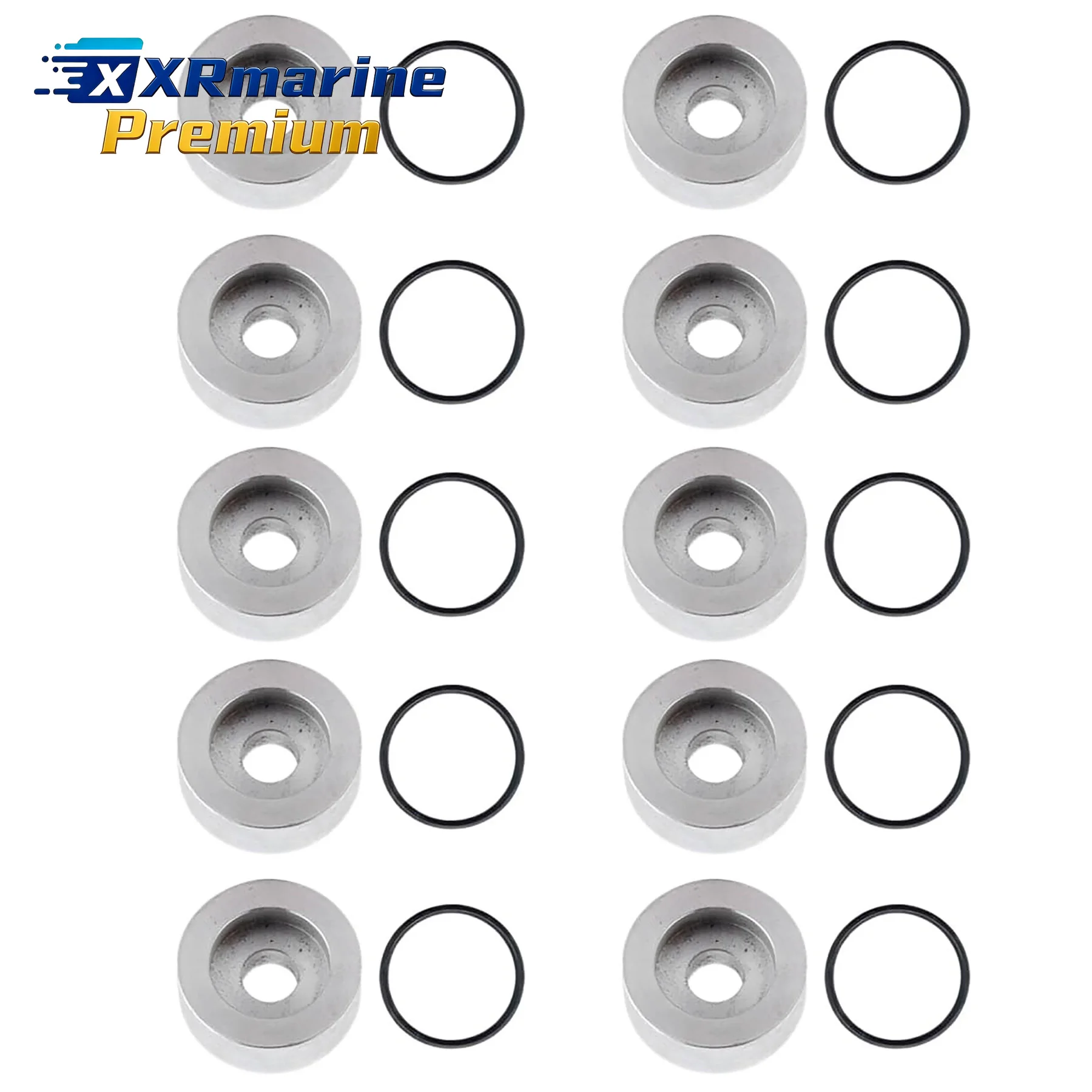 55321-87J01 Zinc Anode W/ O-ring 09280-22019 Compatible with Suzuki 4-Stroke 4 To 300 HP Outboard Engines Replaces 55321-87J00
