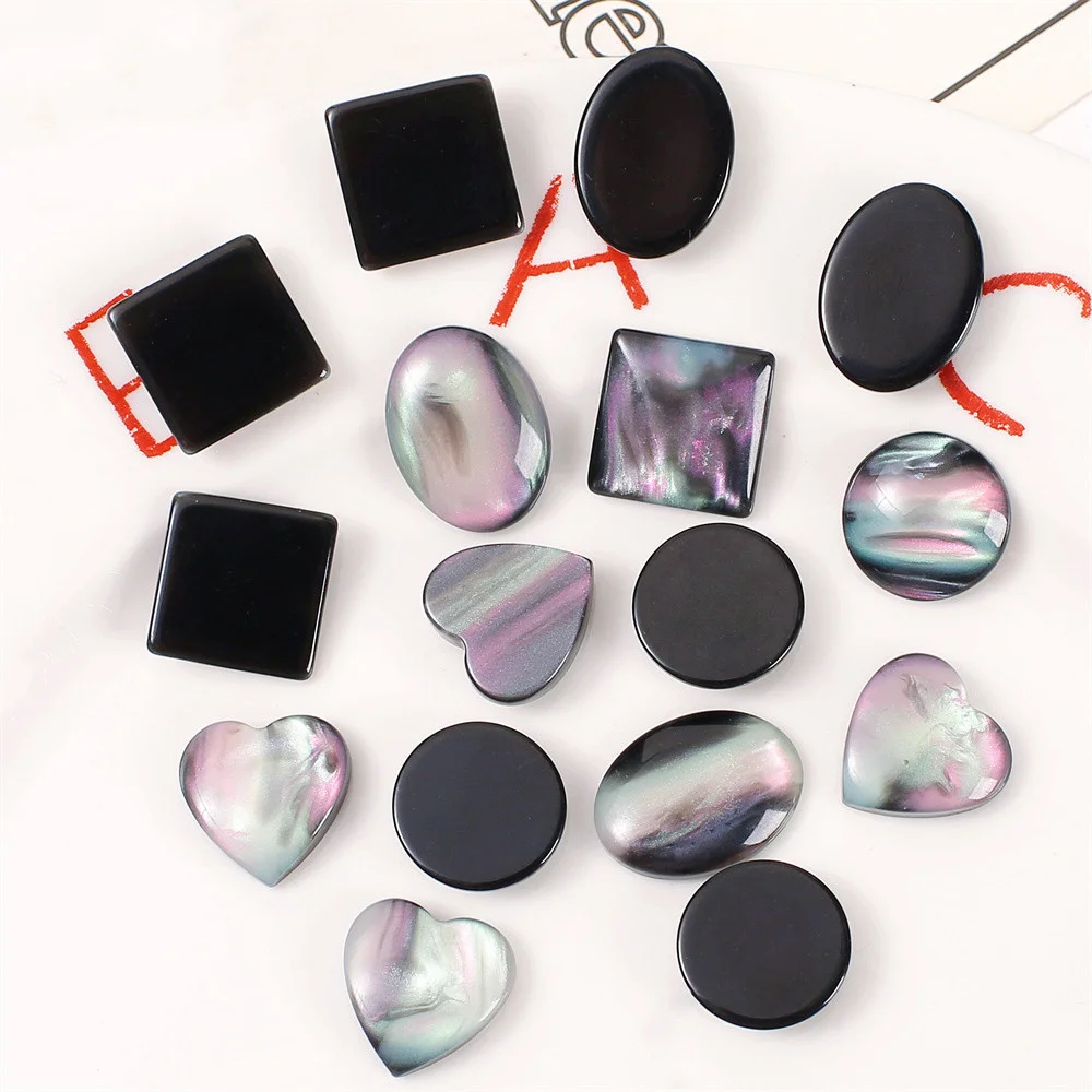 WFFNNKC 10-20 шт. ретро блестя – обзор и цена Resin Art Earrings Material