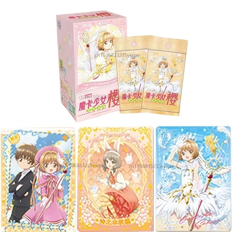 Card.Fun Genuine Moka Maiden Sakura Card Transparent Card Memories Animation Cartoon Game Collection Card Peripheral Toys Gift