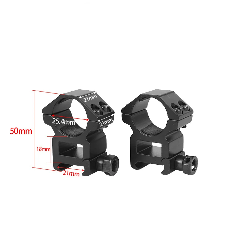 

25.4mm pipe clamp accessory installation ring 20MM flashlight pipe clamp 2PCS