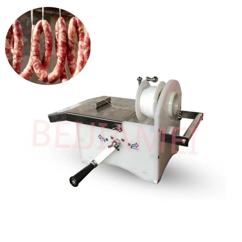 CE Food Grade Stainless Steel Manual Sausage Making Machine  Sausage Knotting Binding Tying Machine