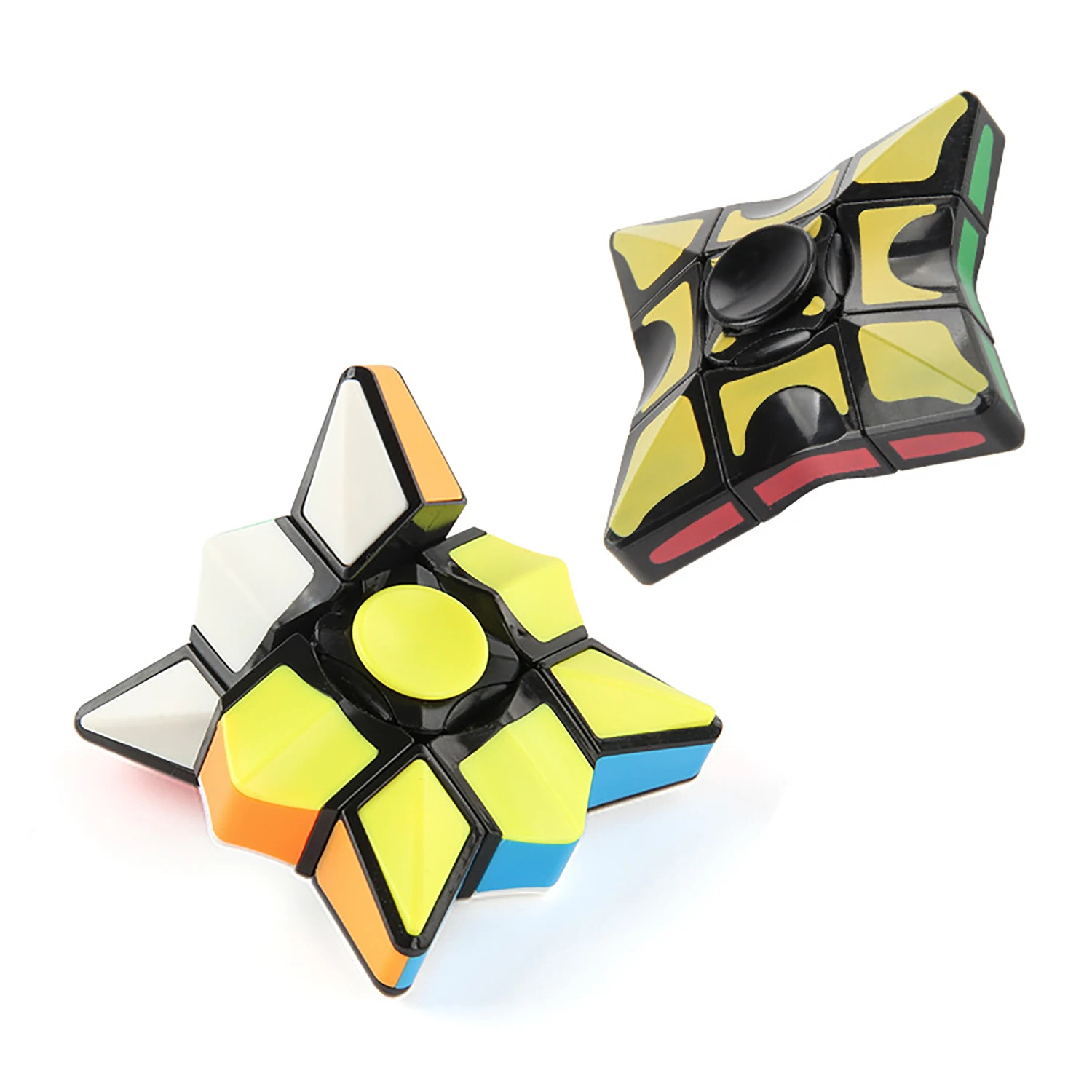 Cube Spinner Fingertip Gyro Fidget Sensory Stress Relief Fingertip Toy Antistress Hand Spinner Desk Adult Gyroscope Toys Gift