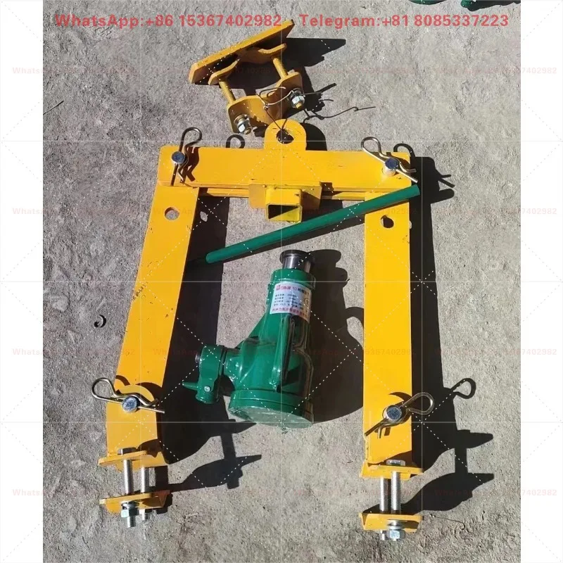 Tower crane boom tube aligner 10T jack Tower crane steel pipe aligner Straightening device Hydraulic/mechanical