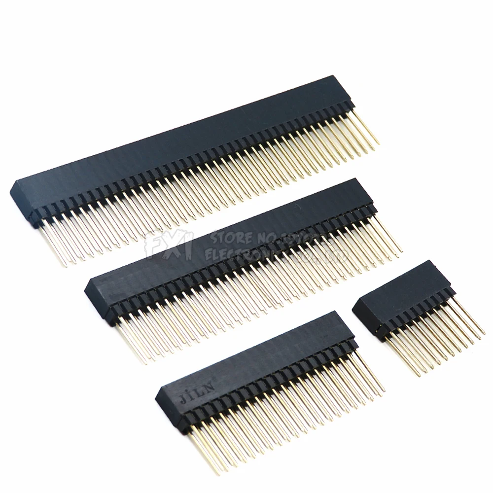 1PCS 2.54mm 2x10P/16P/20P/25P/32P/40 Pin Female Stacking Header Connector Dual Row 2x20P PC104 For Raspberry Pi 2