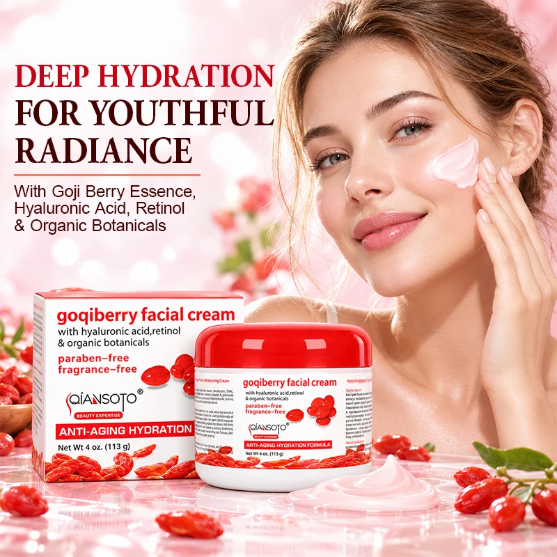 WolfBerryes Face Creams 100ml Goji Essence Moisturizing Goqi Berry Skincare Chinese Matrimony Vine Shin Care Cosmetic