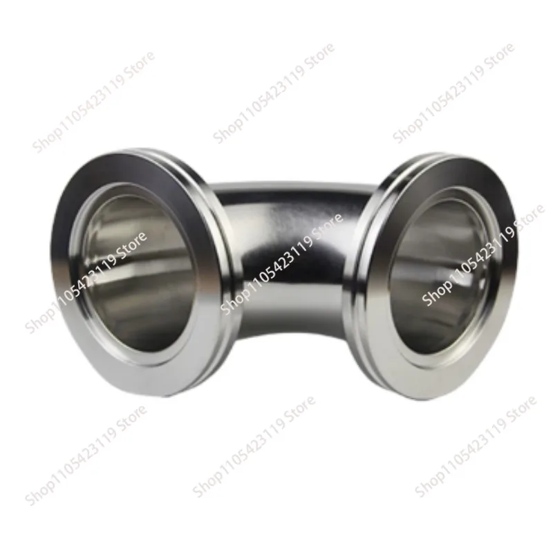 ISO63 ISO80 ISO100 Vacuum Tee Fitting, Quick Installation Vacuum Elbow, Fast Connect Tee Joint