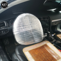 Thicken Car Steering Wheel Cover Sun Shade Cover Sunshade Aluminum Foil Anti Accessories Automotive Interior Products