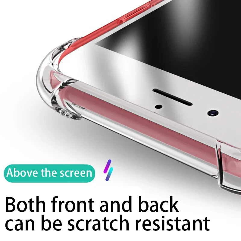 【Fast Delivery】Soft Phone Case Transparent Case Compatible For iPhone All Series 6/7/8/678Plus/X//Xr/Xs Max/11/11Pro/11Pro Max