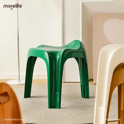 Nordic Creative Medieval Low Stools Modern Minimalist Household Living Room Small Shoe Changing Stool Footstool Furniture YX+