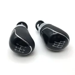 Silver / Black 5 Speed 6 Gear Shift Knob Manual For Ford Focus 2 MK2 FL MK3 MK4 MK7 MONDEO KUGA GALAXY FIESTA Car Styling