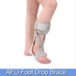 AFO Brace Drop Foot Support Splint-Medical Drop Foot Postural Correction Brace-For Fracture, Sprains,Foot Varus Orthosis Brace