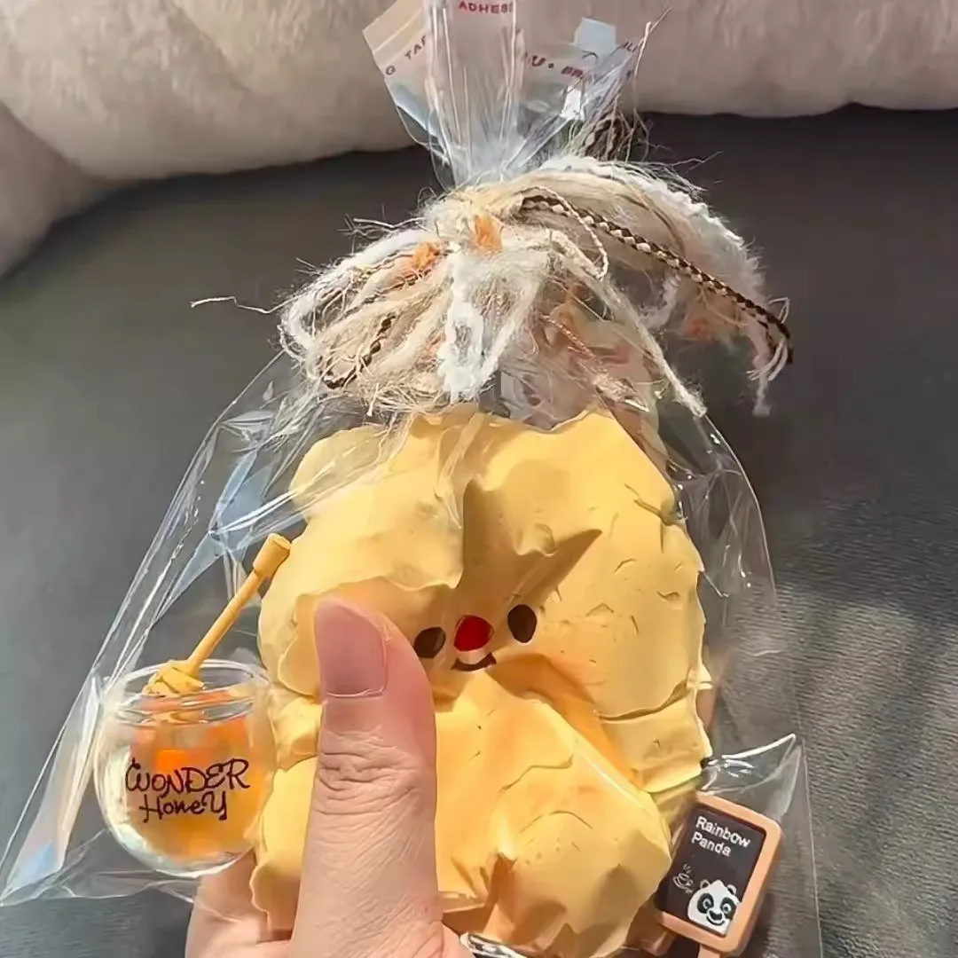 جرة العسل زبدة الدب اسفنجي DIY لعبة الطين الناعمة كريم الماء الملمس الإجهاد الإغاثة اليدوية ضغط متعة