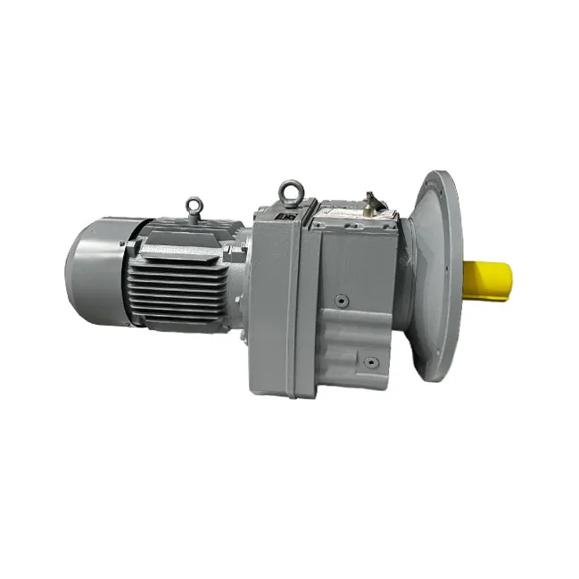 

R Series Foot Mounted Inline Helical Speed Reducer With 3kw Three-phase Electric Motor