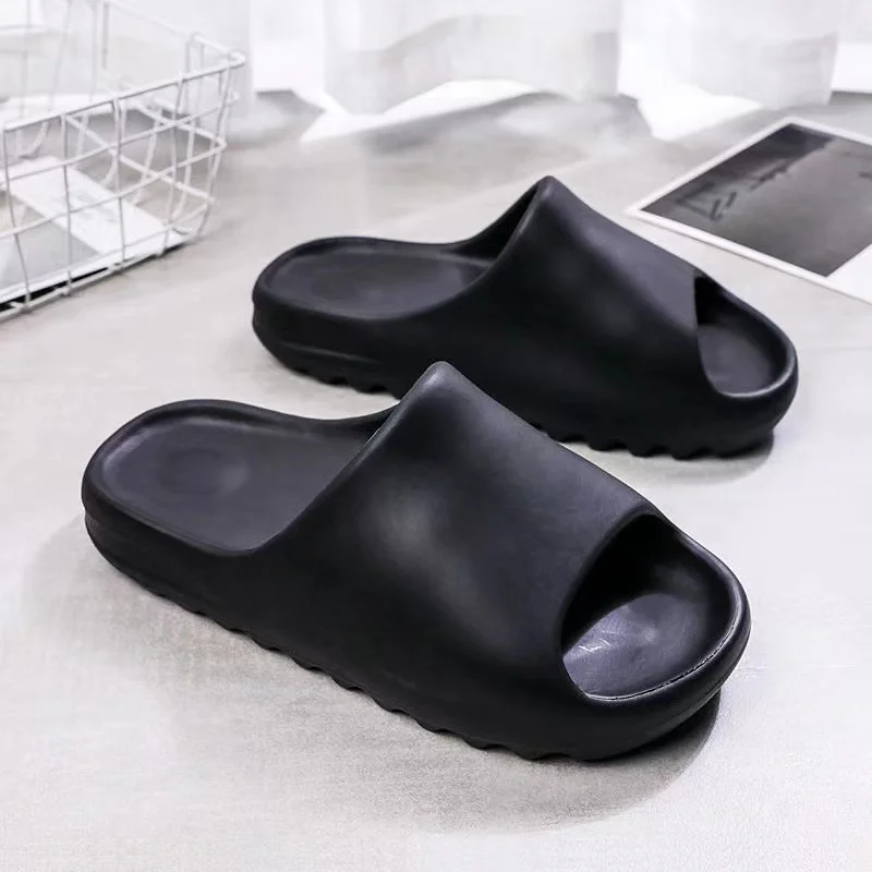 Men's Slides Slippers Beach Flip Flops Man Clappers Indoor Bathroom Slippers Summer House Shoes Women Platform Sandals Fashion