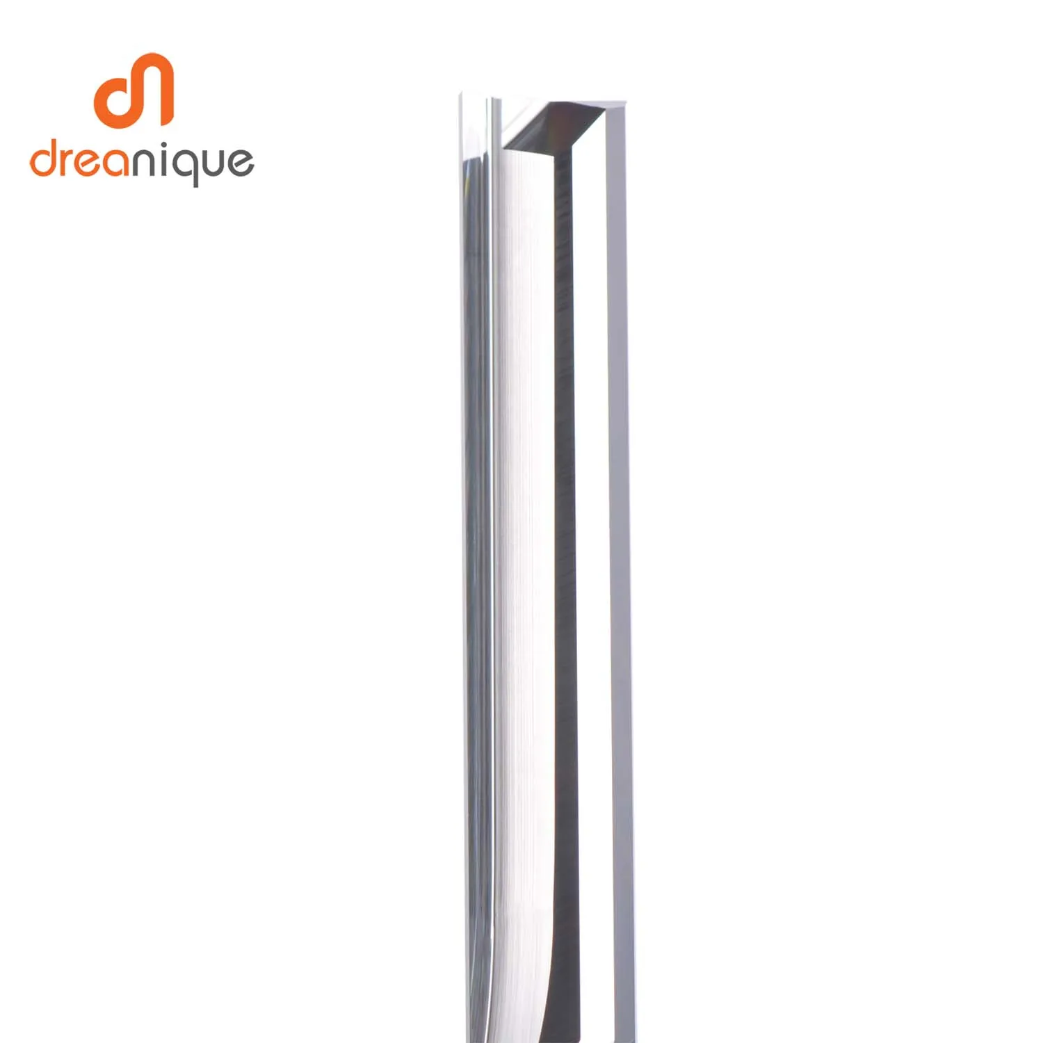 Dreanique 1pc 1/8 1/4Inch Shank 2 Flutes Tungsten Carbide Inch Size End Mill CNC Engraving Bits Straight Slot Milling Cutter