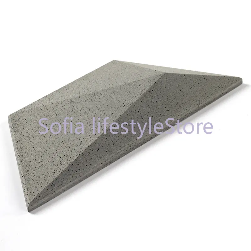 3D Silicone Concrete Mold Epoxy Resin Wall Plaster Mould Handmade Decorative Stone Tool