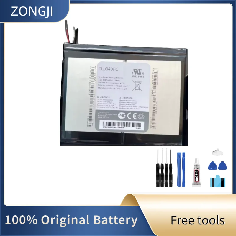 ZONGJI nueva batería compatible para Alcatel OneTouch Pixi 3 8079 MH29685 10 pulgadas 3 cables TLp040FC 5200mAh baterías para tabletas + herramientas