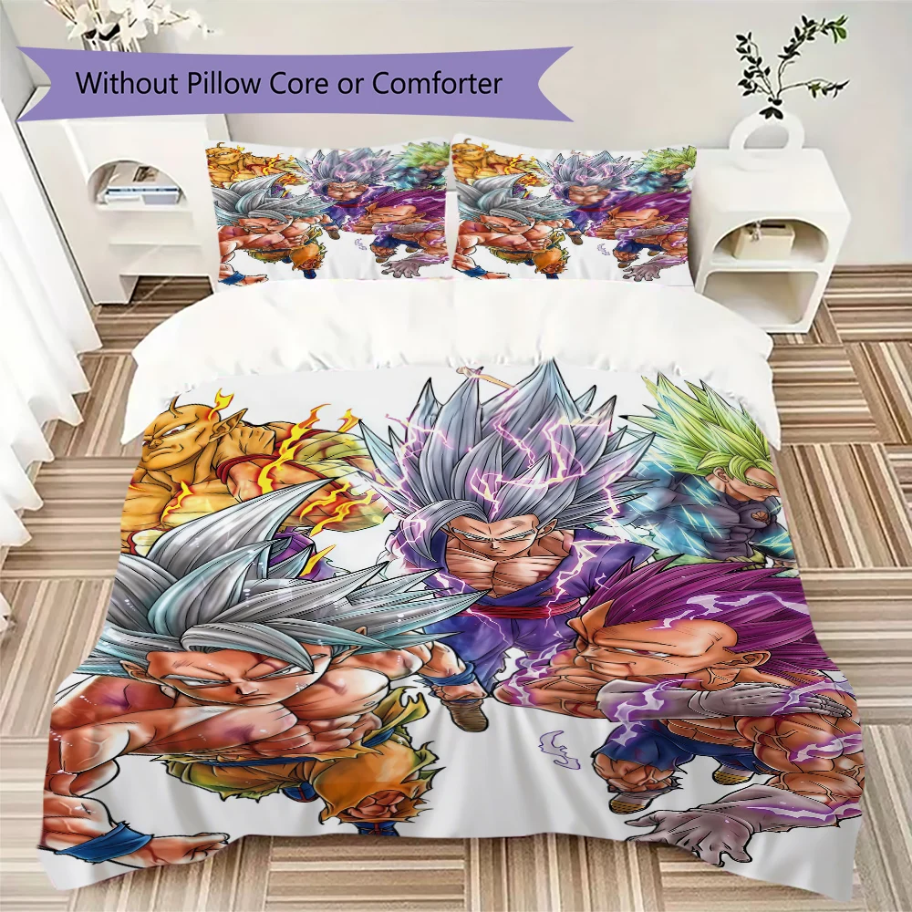 Son Goku 3 Pieces Bedding Set, Digital Print Duvet Cover, No Core, Various Size Available -HYQ18