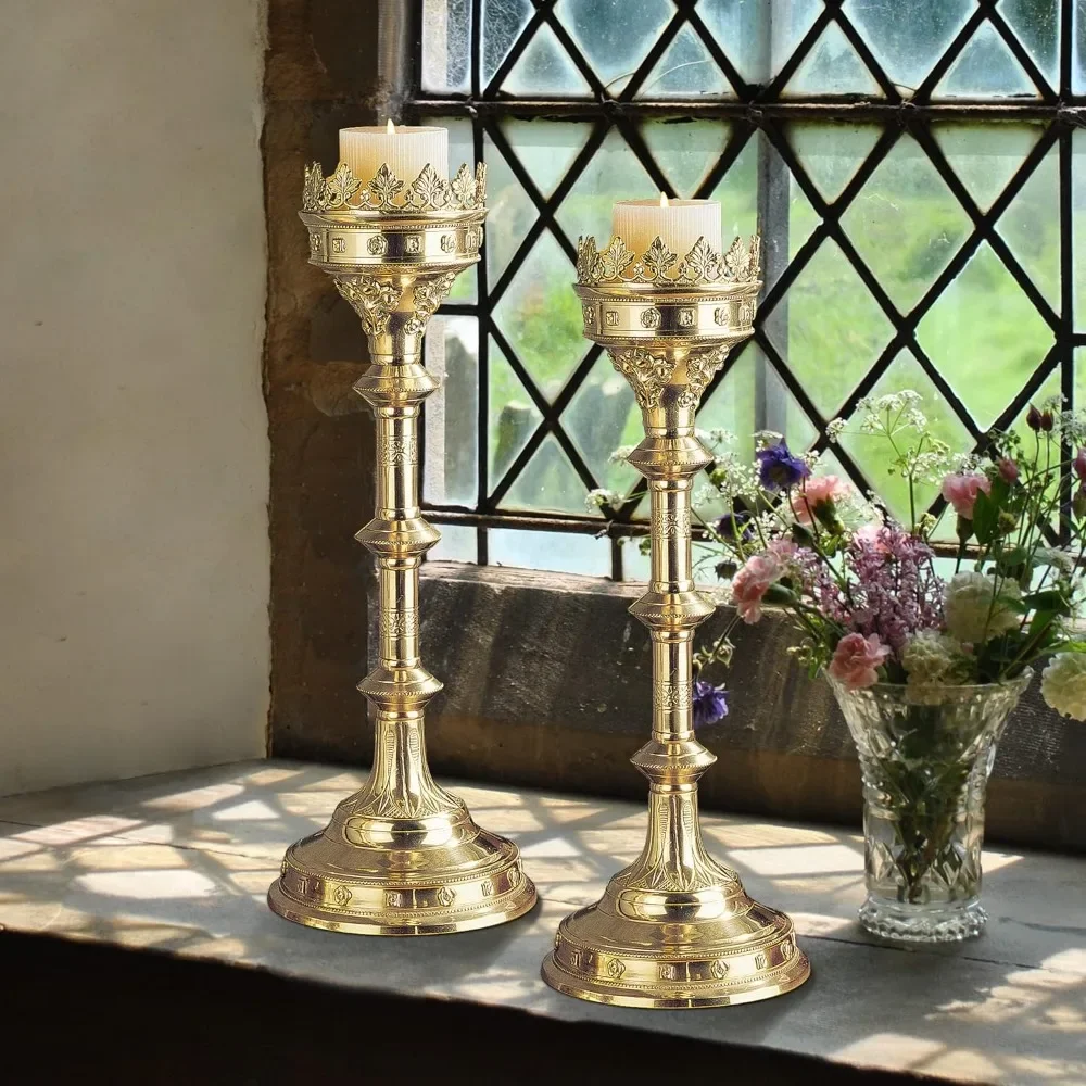 Centerpieces for Weddings Grande Home Decorations Accessories Parent Chartres Cathedral Gothic Estate Candlestick Size: 19