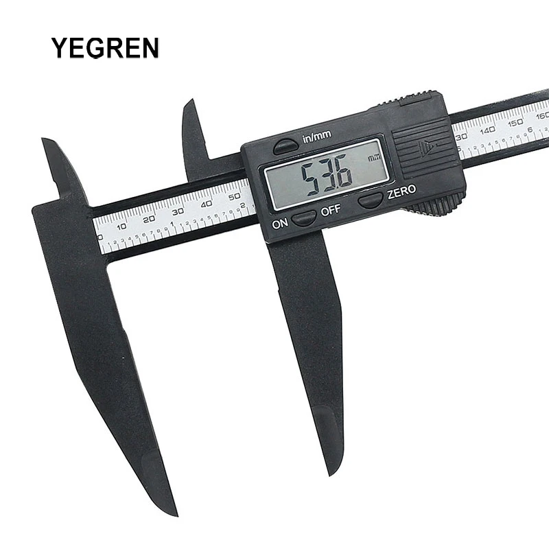 0-200mm/300mm Digital Vernier Caliper Plastic Large Measure Range Electronic Caliper Inner Outer Diameter Length Measuring Tool