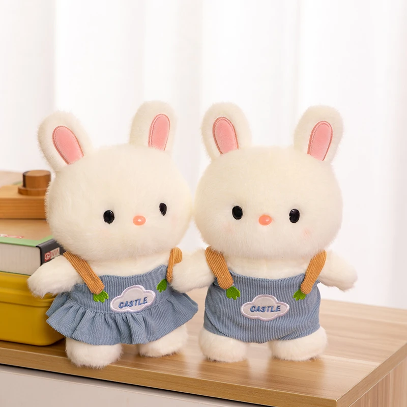 Cute Labubu Plush Toy Stuffed Toy Kawaii Bunny Doll Babies Sleep Companion Plush Cartoon Anime Rabbit Doll Kids Xmas Gift