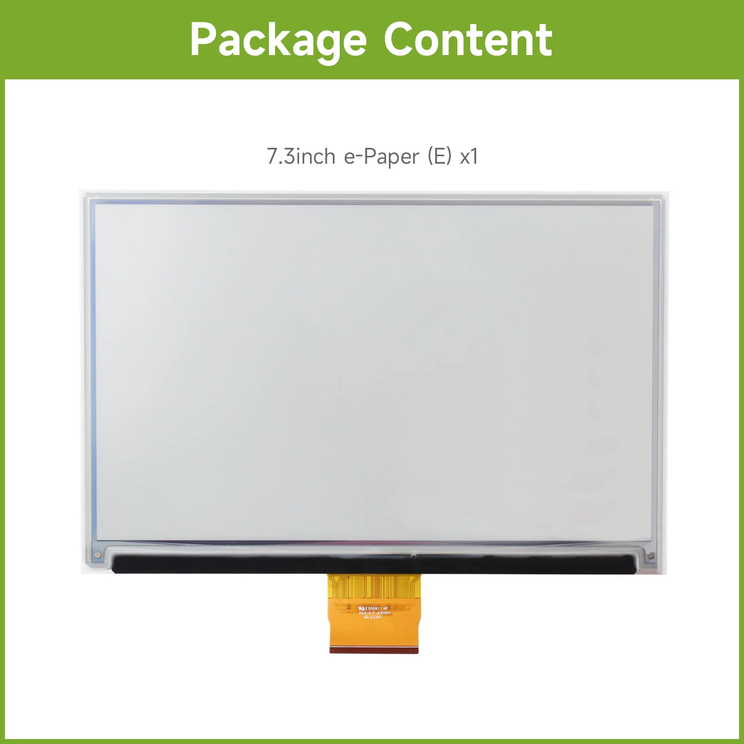 Variant: 7.3inch e-Paper (E)