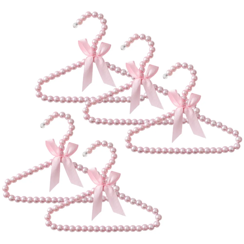 

5pcs Plastic Hangers for Toddler Hangers Baby Kids Toddler Clothes Coat Rack Child Hanger Closet Travel Storage