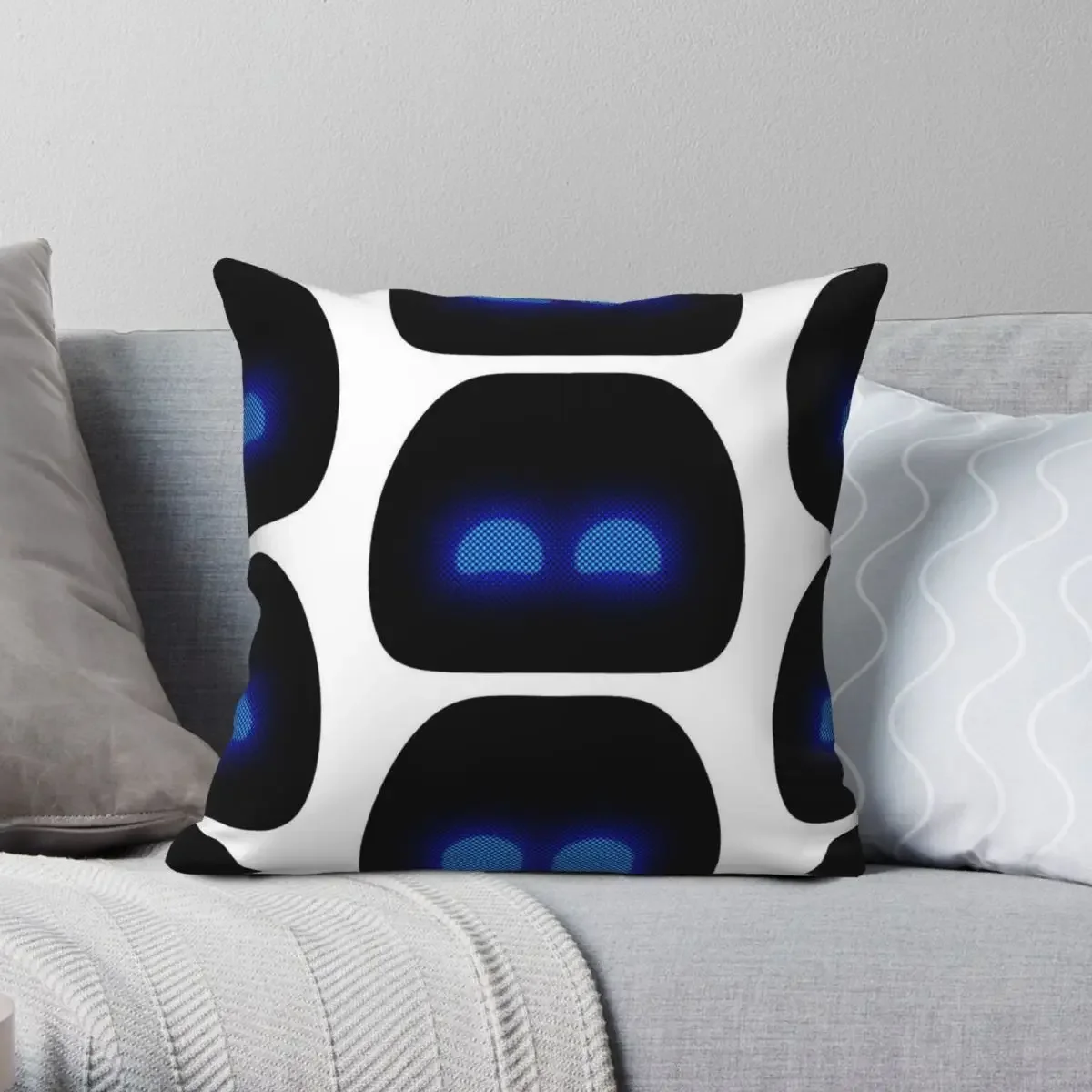 Astro Bot Rescue Mission Astrobot Square Pillowcase Polyester Linen Velvet Creative Zip Decor Room Cushion Cover 18