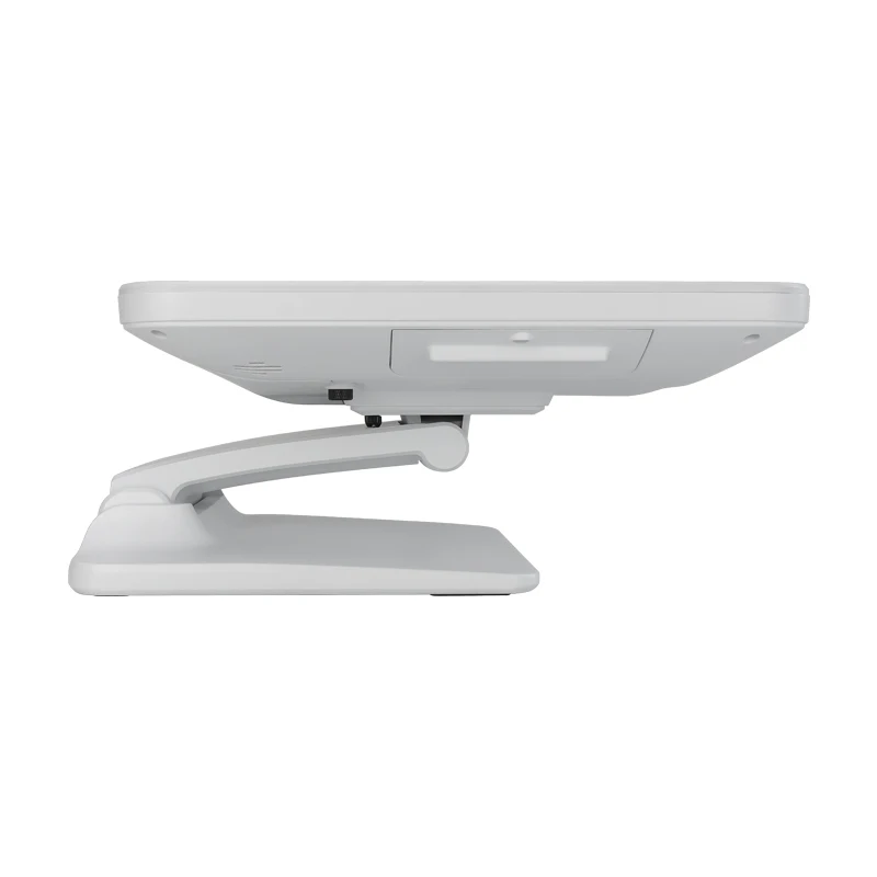 نظام نقاط البيع موديل جديد لعام 2024 مع شاشة مزدوجة وشاشة لمس طرفية POS مقاس 15 بوصة تعمل بنظام Windows الكل في واحد أجهزة POS باللون الأبيض