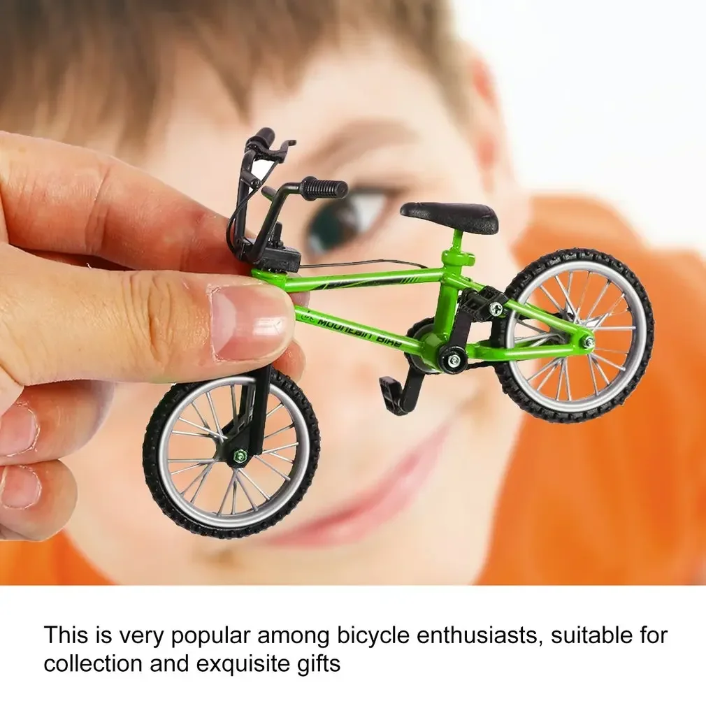 1 PCS Finger bmx Bike Toys for Boys Mini Bike With Brake Rope Alloy bmx Functional Mountain Bicycle Model Toys for Children Gift