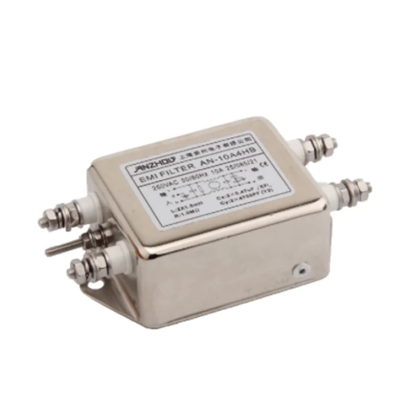 AN-10A4HB 10A 250V EMI Filter AC Noise Filter Frequenz Komponenten Stecker