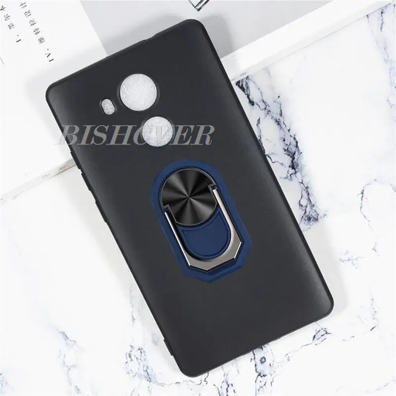 Funda de silicona suave para teléfono móvil Huawei Mate 8, soporte de anillo trasero de NXT-L29 de 6,0 pulgadas, TPU