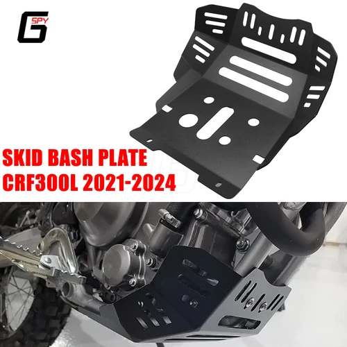 Imagen 1 del producto CRF 300L 2024 cubierta de protección debajo del motor para HONDA CRF300L 2021-2022 accesorios de motocicleta placa de deslizamiento Bash marco protector 2023