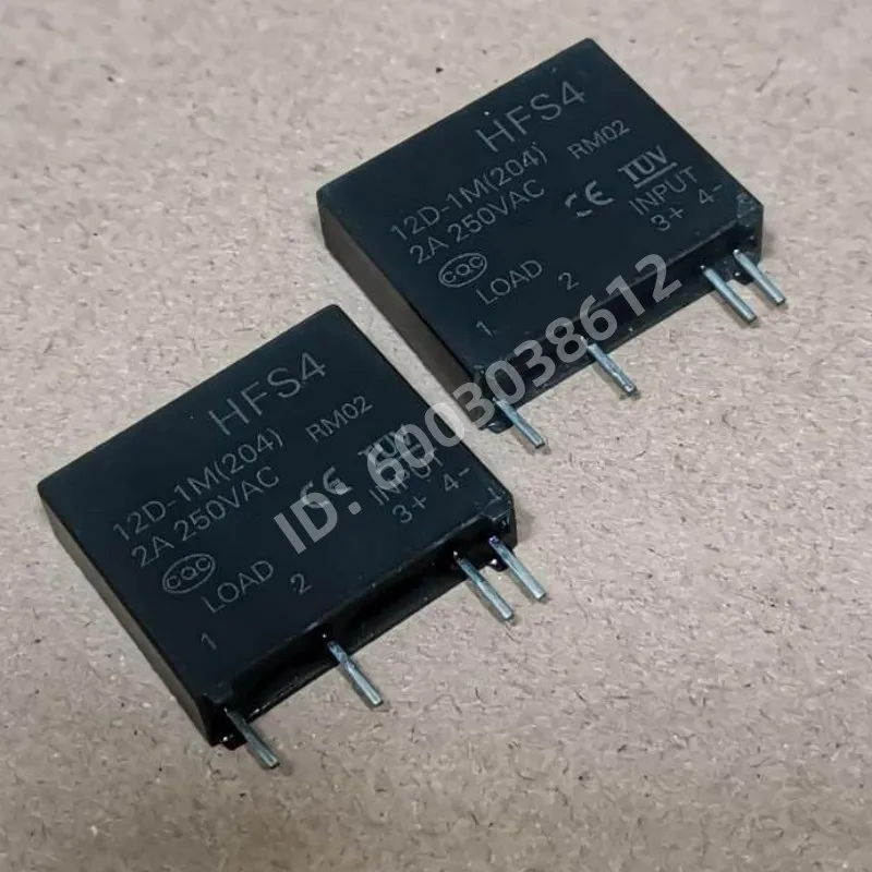 Nuevo 10 uds/LoT HFS4 12D-1M(204) 12VDC HFS4 12D-1M-12VDC HFS4 12D-1M 12VDC HFS4 12D 1M 12V 4PIN 2A