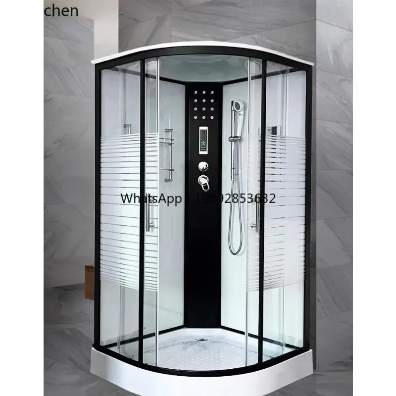 

X5 integral shower room closed household pulley glass fan partition bath room