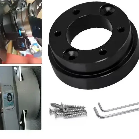 

13″ 14inch Steering Wheel Adapter Plate Hub Adapter for Logitech G25 G27 G29 G920 70mm PCD Aluminum Racing Car Game Modification