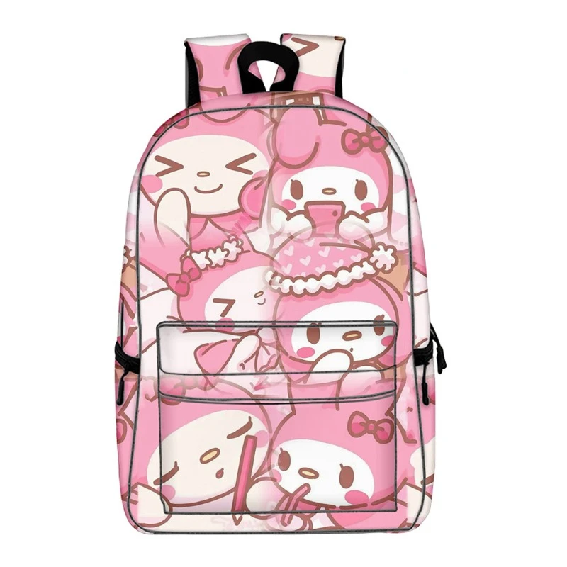 My Melody-Mochila escolar para chica, morral para ordenador portátil, bolsa de viaje para estudiantes universitarios