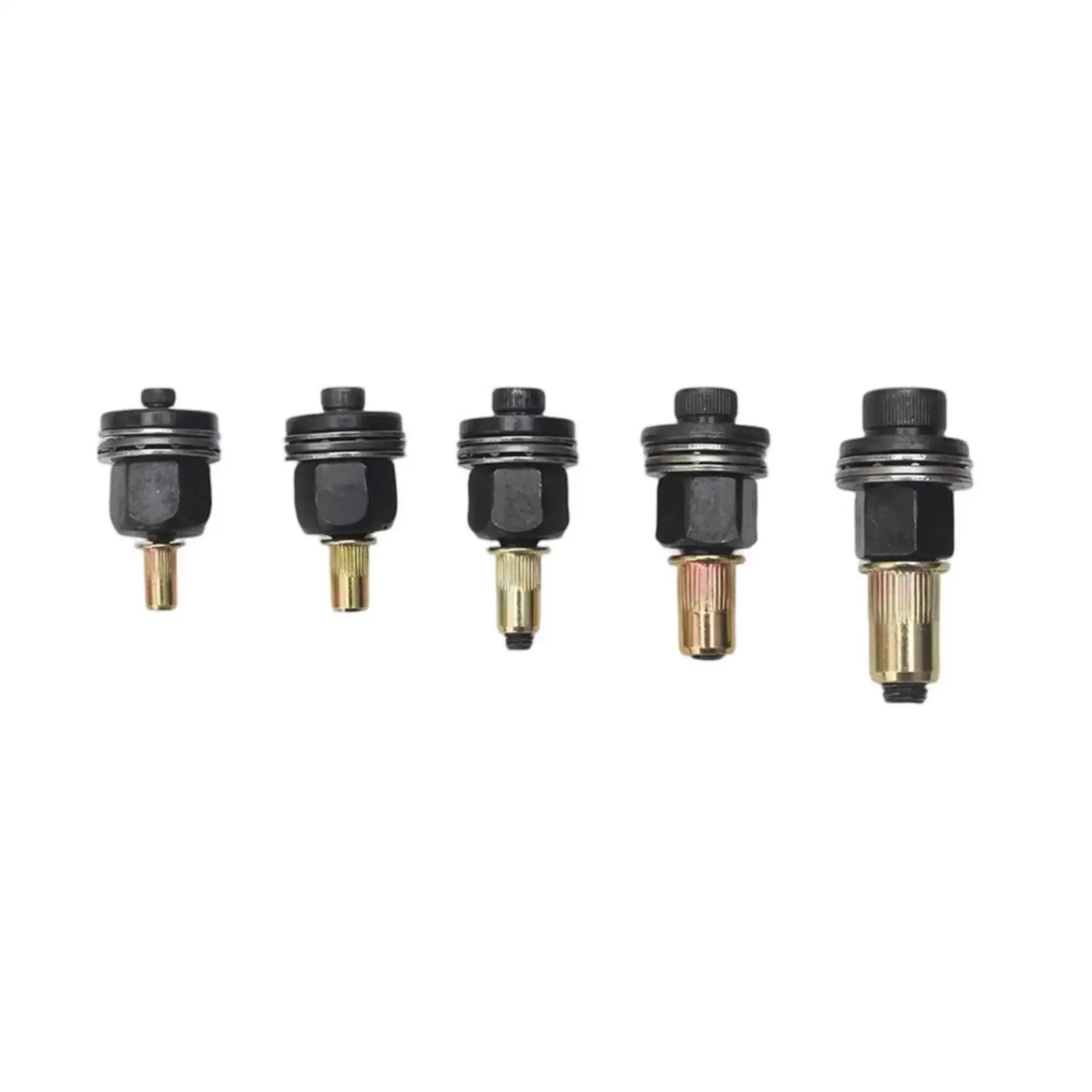 Galvanized Rivet Nut Insert Adapter Kit with Metric Sizes M3 to M8 for Workshop Use on Metal Panels and Pipes
