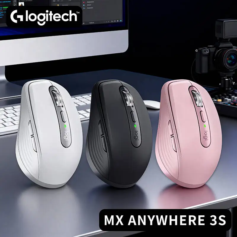 

Logitech MX Anywhere 3S Premium Wireless Mouse for Creative Pros, Silent, Precise, Ergonomic Comfort
