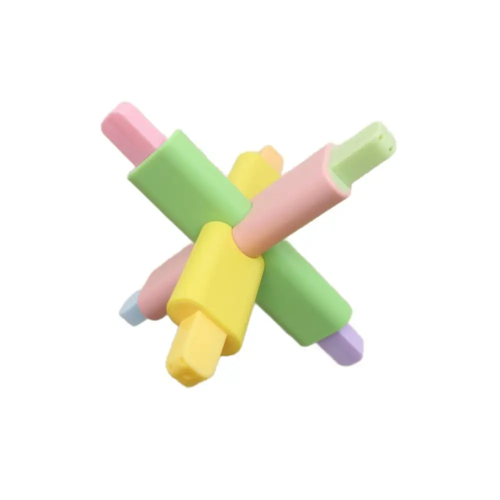 

Прочный маркер Luban Lock, двухнаконечник, двухцветные канцелярские принадлежности, флуоресцентная ручка-головоломка, маркер, ручка для школы и офиса